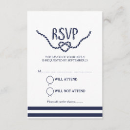 結び目の書道RSVP 出欠カード