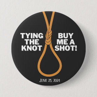 結び目の独身男性ボタンパーソナライズされた 缶バッジ
