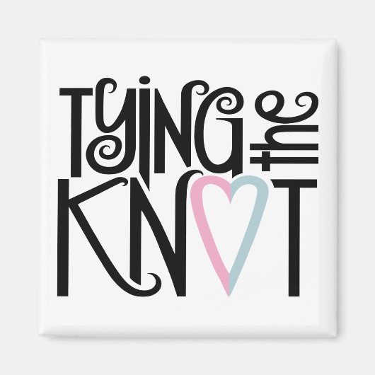 結び目の磁石 マグネット (正面)