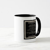 結び目の祈りの言葉 マグカップ (正面右)