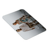 結び目の結婚式の日付写真のマグネットを保存 マグネット (右側)