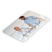 結び目の結婚式の日付写真を保存 マグネット (左側)