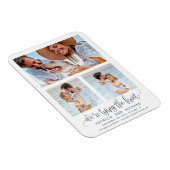 結び目の結婚式の日付3の写真を保存 マグネット (右側)