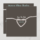 結び目の結婚式を結んで日付を救って下さい セーブザデート (正面/裏面)