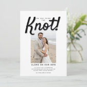 結び目の結婚披露宴QRコード 招待状 (スタンド正面)