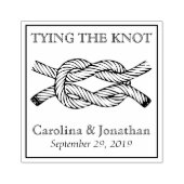 結び目の結婚発表スタンプ ラバースタンプ (インプリント)