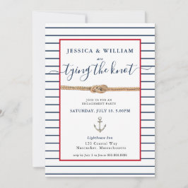 結び目の航海の婚約パーティ 招待状