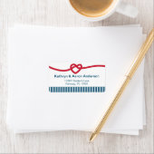 結び目の航海の差出人住所 ラベル (インサイチュ)