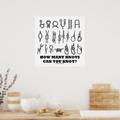 結び目は幾つ？ ポスター (キッチン)