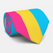 結び目をプライドで結ぶ：パンセクシャルネックタイ ネクタイ (ロール)