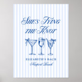 結び目を海岸手で結エレガントぶ ポスター (正面)