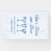 結び目を海岸手で結エレガントぶ 横断幕 (横)