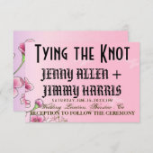 結び目を結ぶこと 招待状 (正面/裏面)