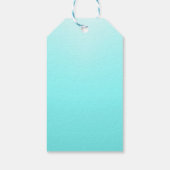 結び目を結ぶアクアブルー ギフトタグ (裏面)