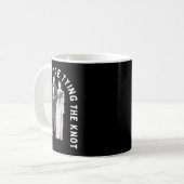 結び目を結ぶ前に熱おもしろいくな結婚る コーヒーマグカップ (正面左)