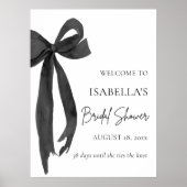 結び目を結ぶ弓ブライダルシャワーへようこそ ポスター (正面)