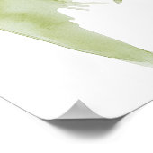 結び目を結ぶ弓ブライダルシャワーへようこそ ポスター (角)