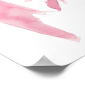 結び目を結ぶ弓ブライダルシャワーへようこそ ポスター (角)