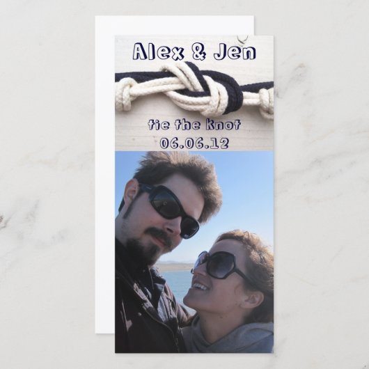 結び目を結ぶ日付を保存 セーブザデート (正面/裏面)