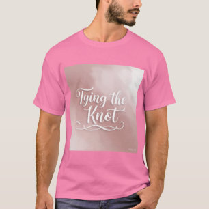結び目を結ぶ柔らかいオムブレーTシャツ Tシャツ