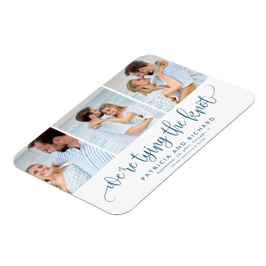 結び目を結ぶ3枚目の写真を保存 マグネット (左側)