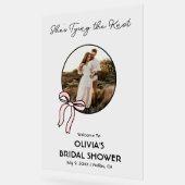 「結び目を結ぶ」ウェディングシャワー歓迎看板 アクリル アクリルサイン (傾斜)