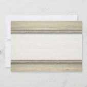 「結び目を結ぶ」ラスティックビーチウェディング・セーブ・ザ・デート セーブザデート (裏面)