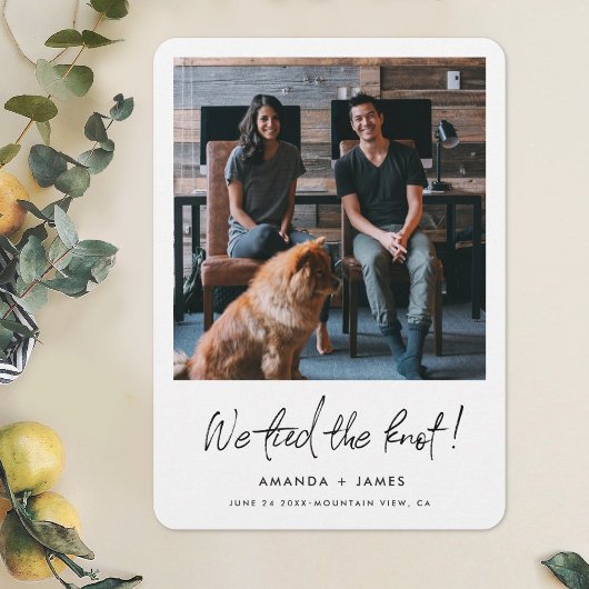 結び目を結んだ！エロペ結婚メント 案内状