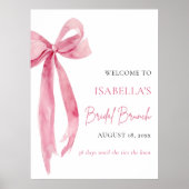 結び目を結んでいるボウブライダルブランチへようこそ ポスター (正面)