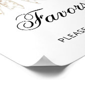 結び目を結んでいる真珠の弓 ポスター (角)