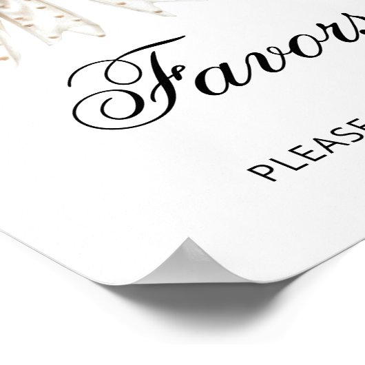 結び目を結んでいる真珠の弓 ポスター (角)