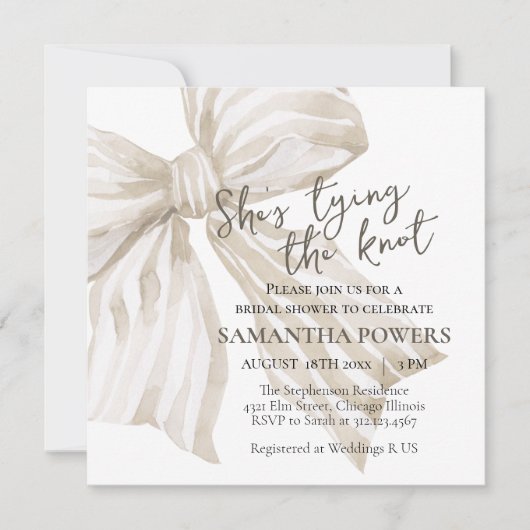 結び目を結んでいる シーズンカード (正面)