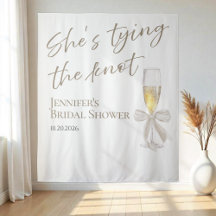 結び目を結んでいる | ブライダルシャワーの背景