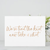 結び目を結んでショット金ゴールドバラ 招待状 (スタンド正面)