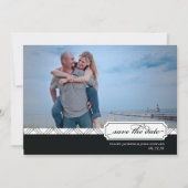 結び目を結んで日付の写真カードを救って下さい セーブザデート (正面)