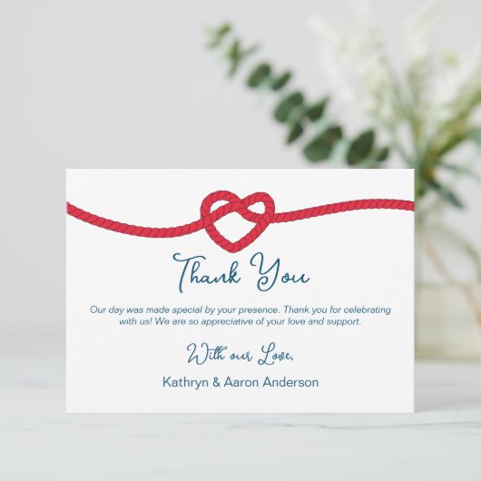 結び目を航海のありがとう サンキューカード (スタンド正面)