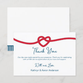 結び目を航海のありがとう サンキューカード