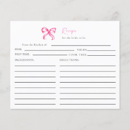 結び目コケットブライダルシャワーレシピ