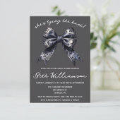 結び目ゴシックコケットブライダルシャワー 招待状 (スタンド正面)