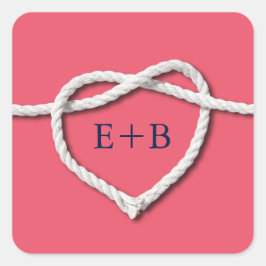 結び目サンゴのシール スクエアシール