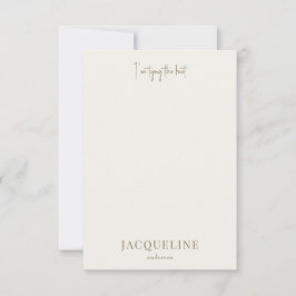 結び目シャワーを結んでいるクリーム サンキューカード