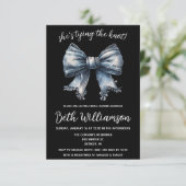 結び目デニムコケットブライダルシャワー 招待状 (スタンド正面)