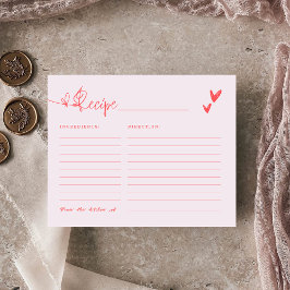 結び目ピンクブライダルシャワーレシピ