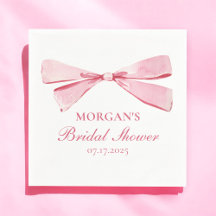 結び目ピンクブライダルシャワー