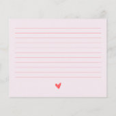 結び目ピンクボウブライダルシャワーレシピ (裏面)