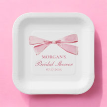 結び目ピンクボウブライダルシャワー