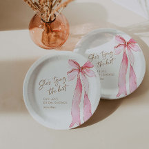 結び目ピンクボウブライダルシャワー