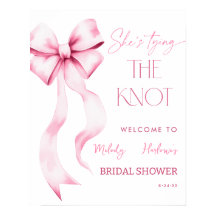 結び目ピンクボウブライダルシャワー