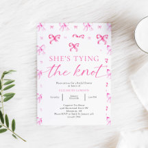 結び目ピンクボウブライダルシャワー