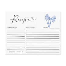 結び目ブライダルシャワーレシピ